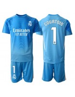 Real Madrid Thibaut Courtois #1 Maalivahdin Kotipaita Lasten 2025-26 Lyhythihainen (+ shortsit)